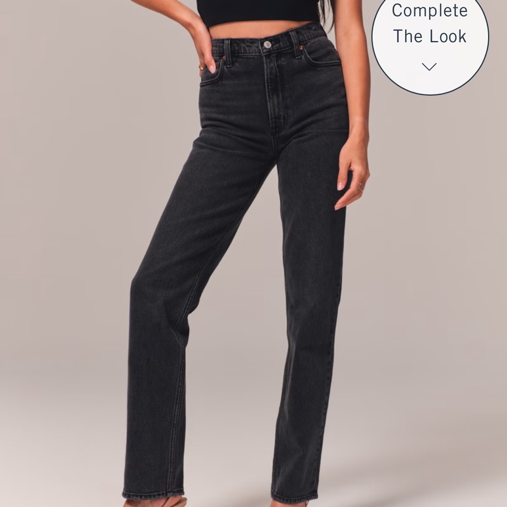 Abercrombie & Fitch The 90s Slim Straight Ultra High rise 25\0